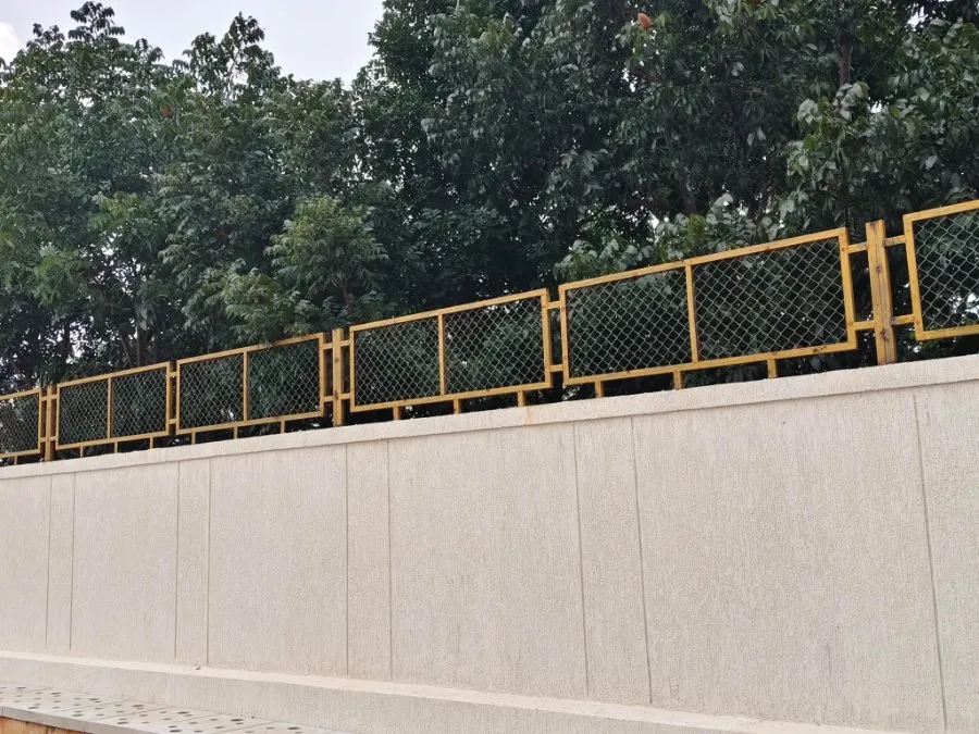 Compound Wall work in progress (West & North-East side)