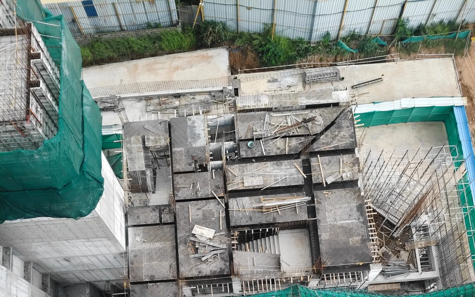 Club House 3rd floor slab Formwork & Reinforcement in progress