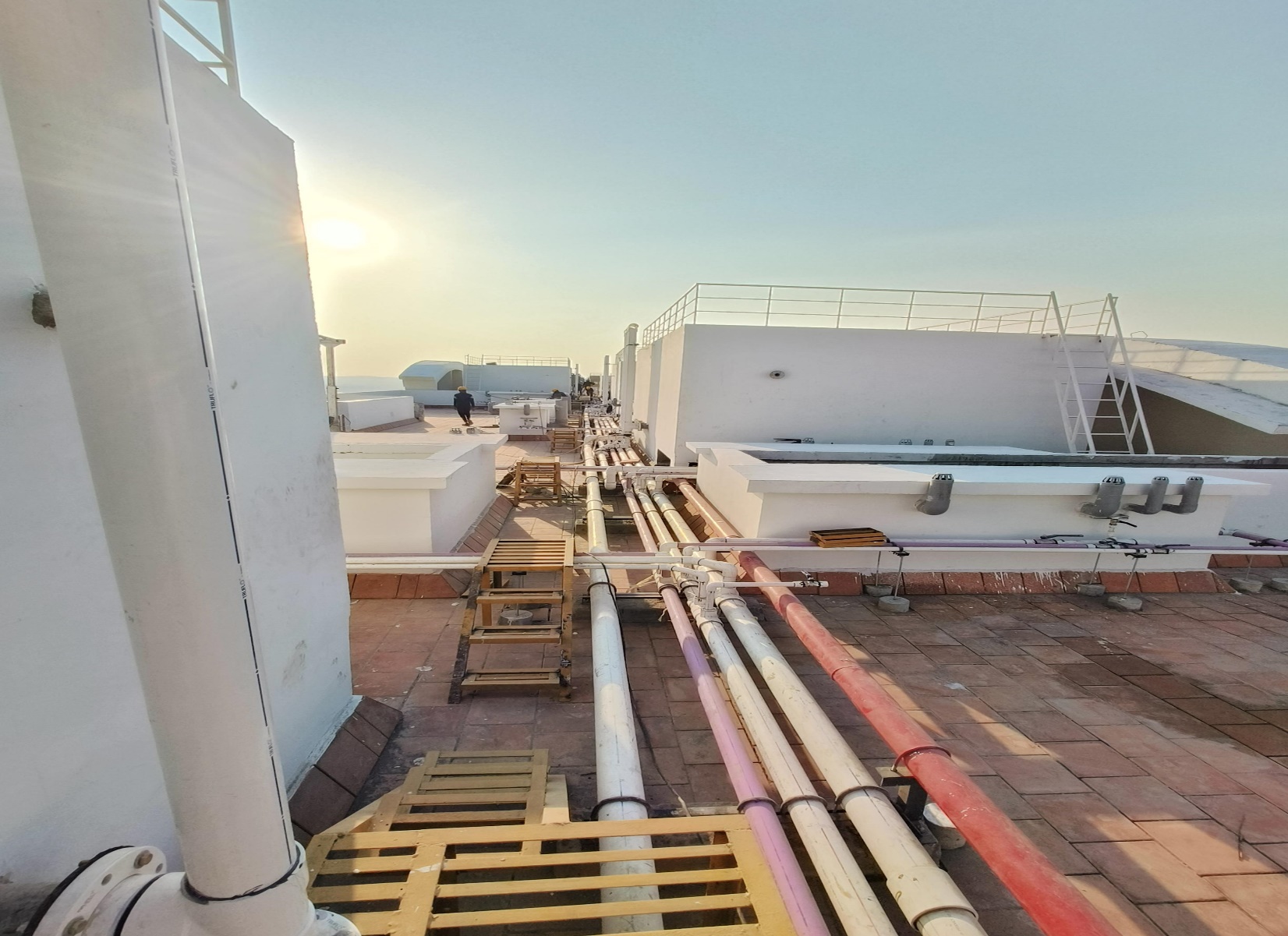 Terrace Waterproofing Works is completed