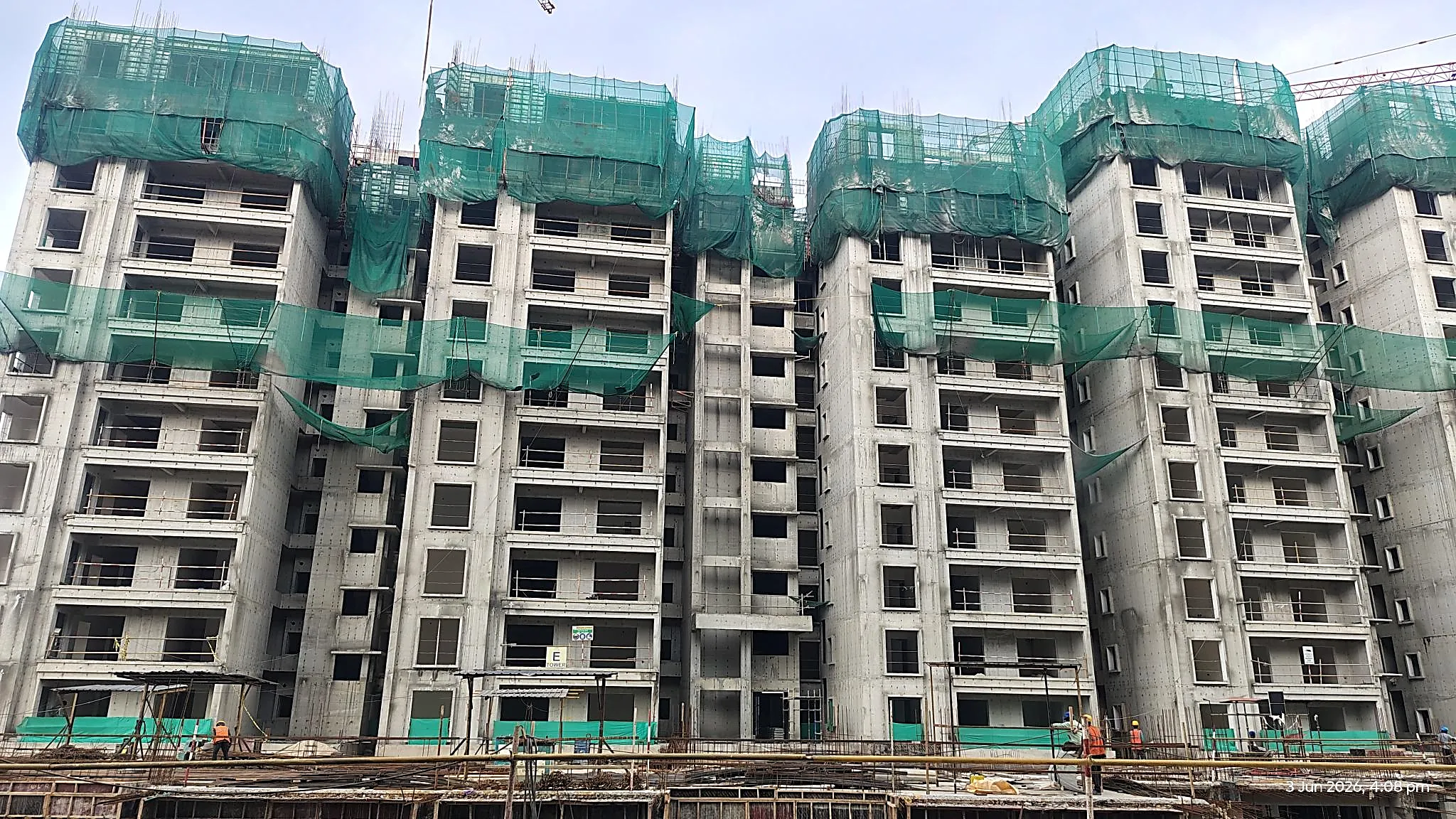Tower-E Tenth floor slab Completed