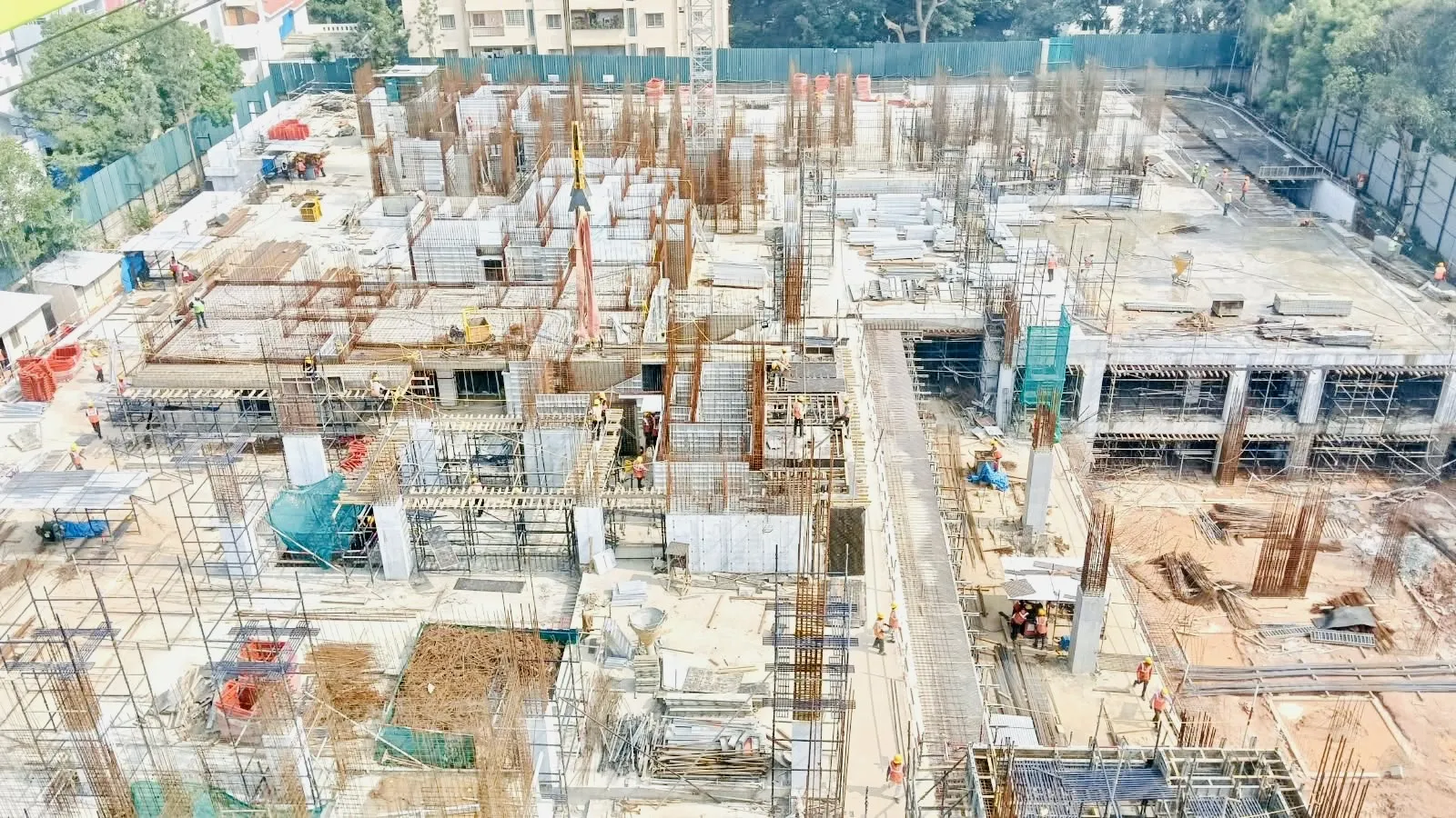 Tower C - Ground floor Slab and 1st floor | Shuttering work in progress