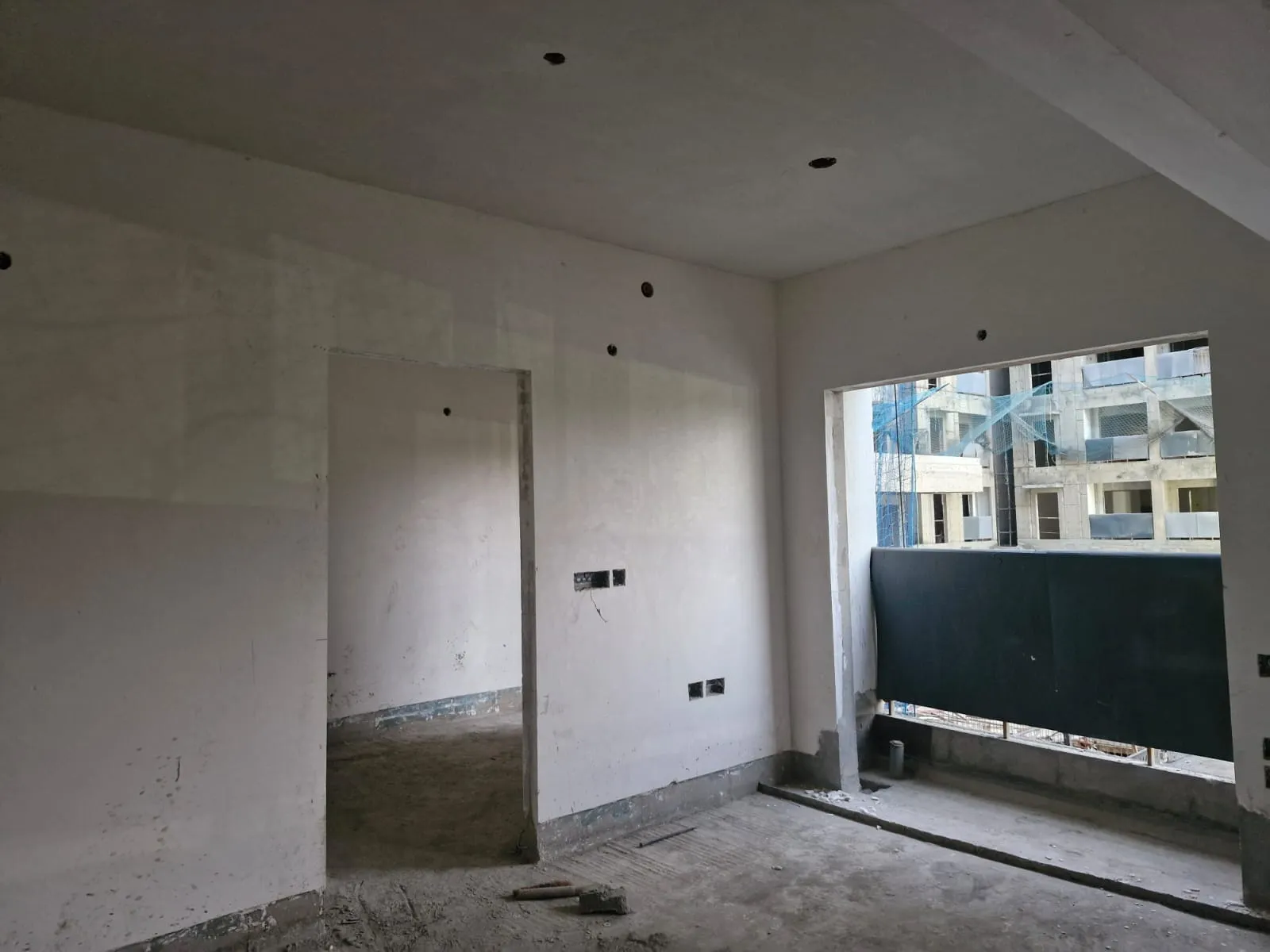 Apartment Inside plastering work in progress