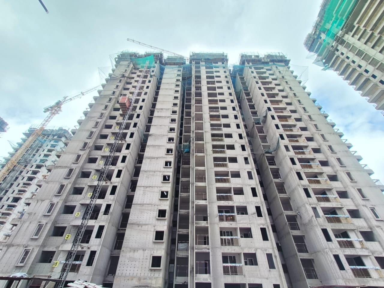 Twenty Second Floor shuttering & reinforcement is in progress