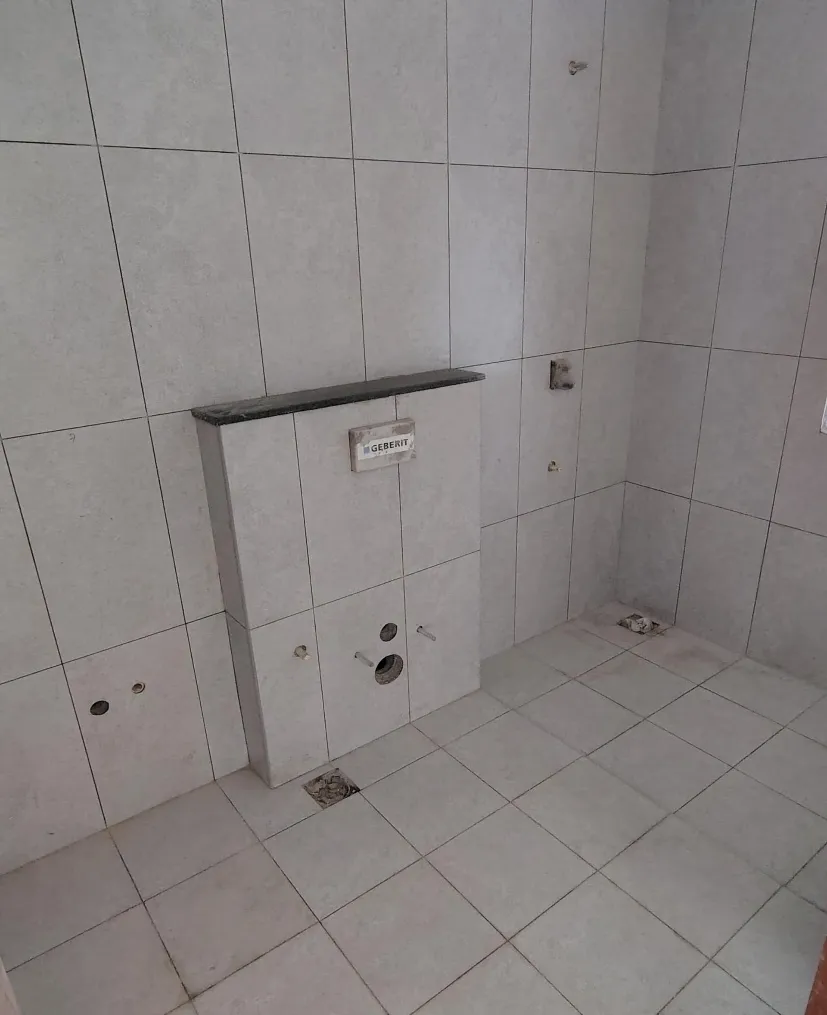 Tower F Wall tiling in progress