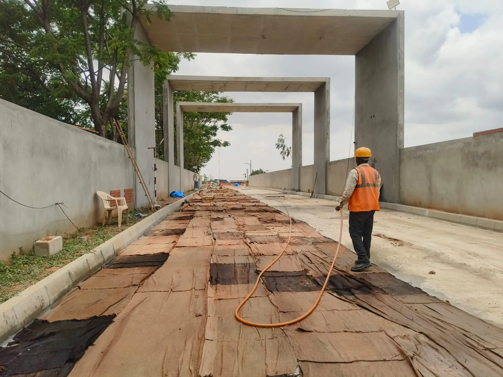 Entrance Road Works
