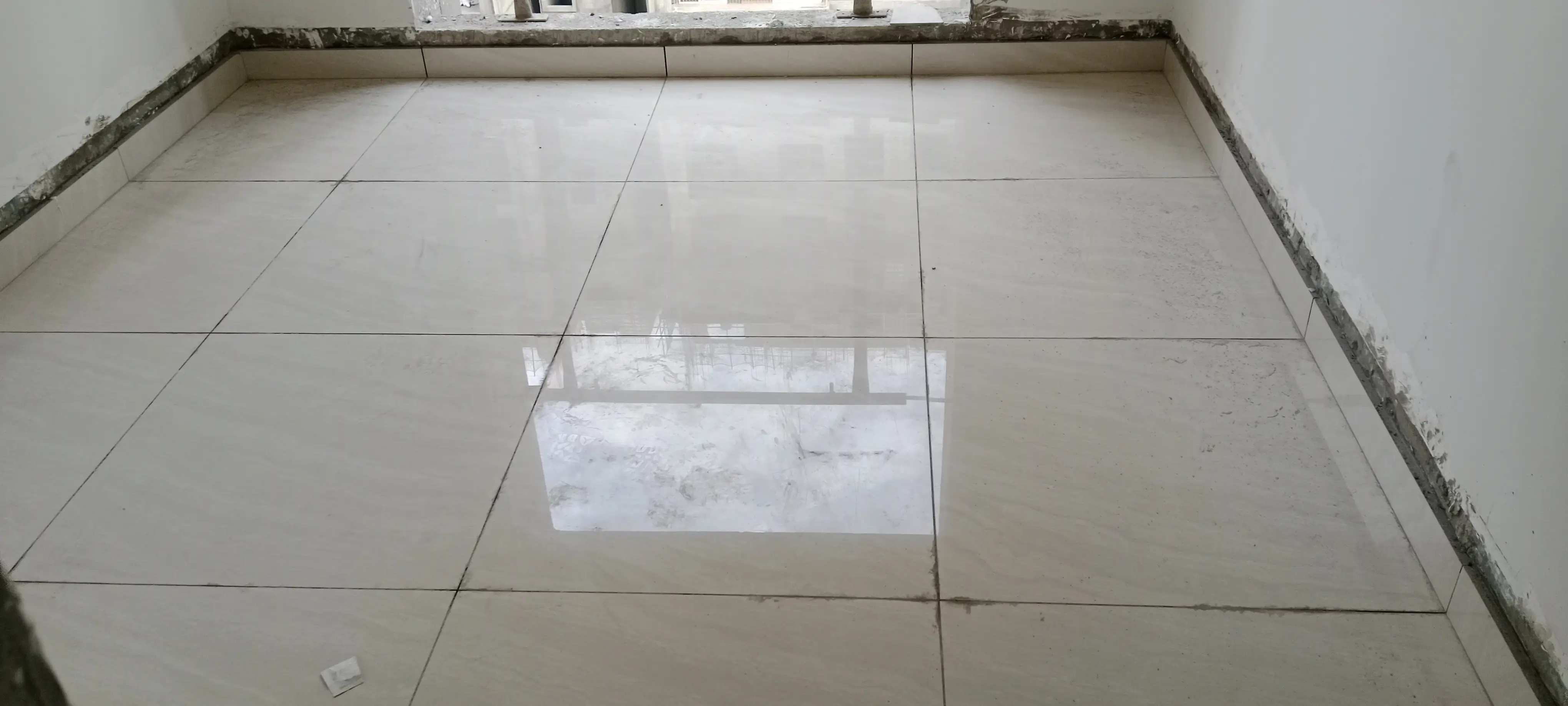 Finishing works in progress