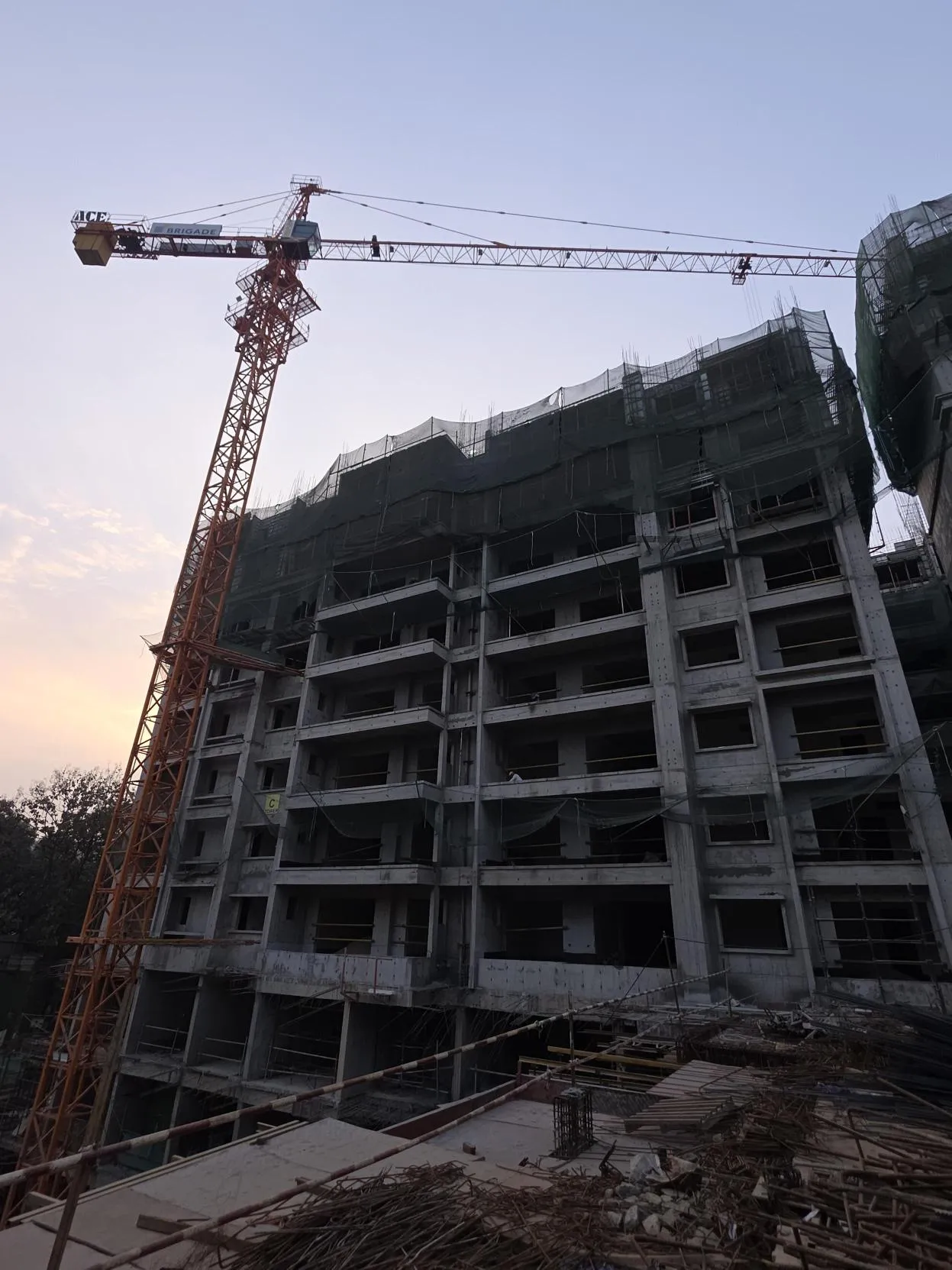 Tower C – 5h Floor in Progress