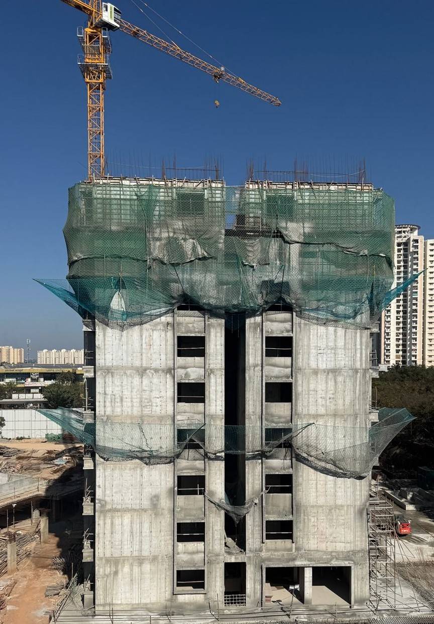 Tower A - Milestone Release -"On Casting of Ninth Floor slab" - Status as on 13th