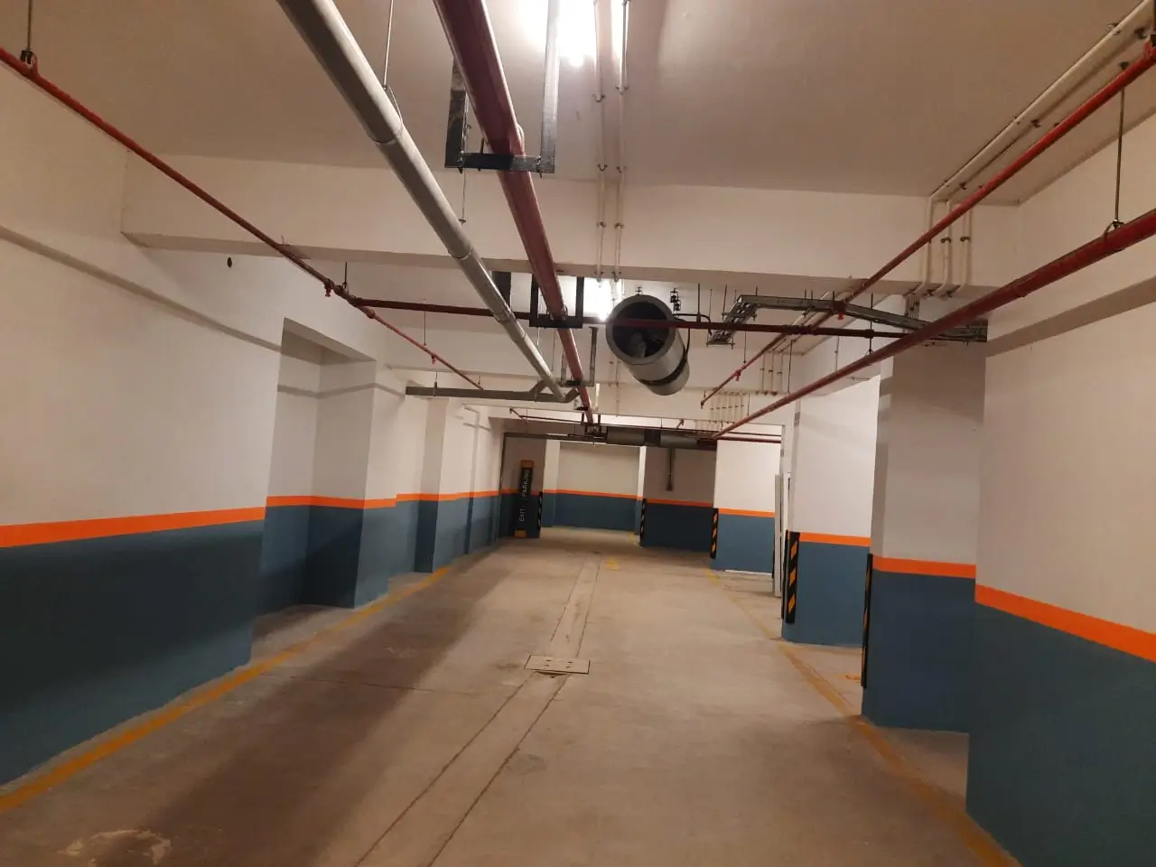 Basement painting,electrical,plumbing,HVAC,Fire fighting works 100% completed