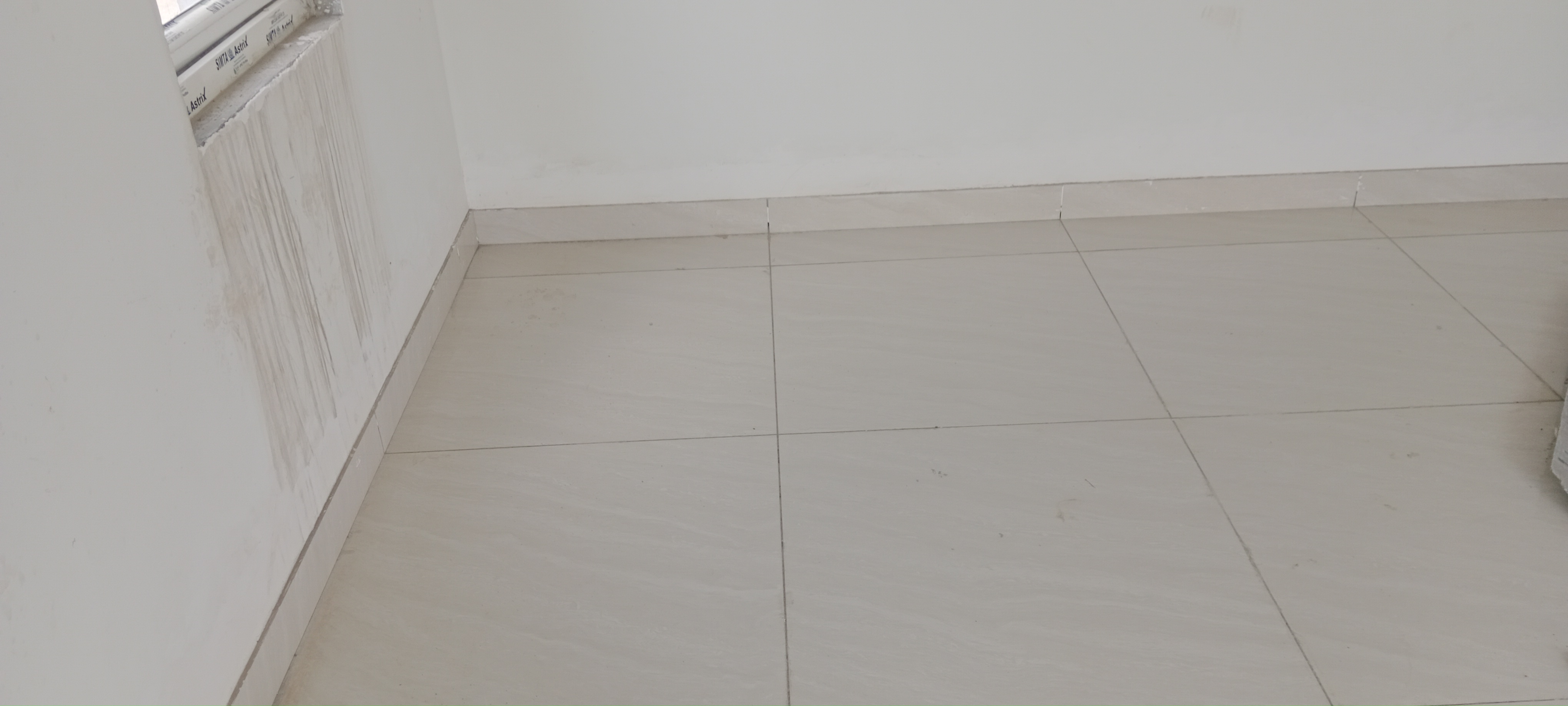 Finishing works in progress