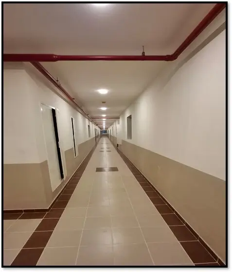 Corridor Area finishing works