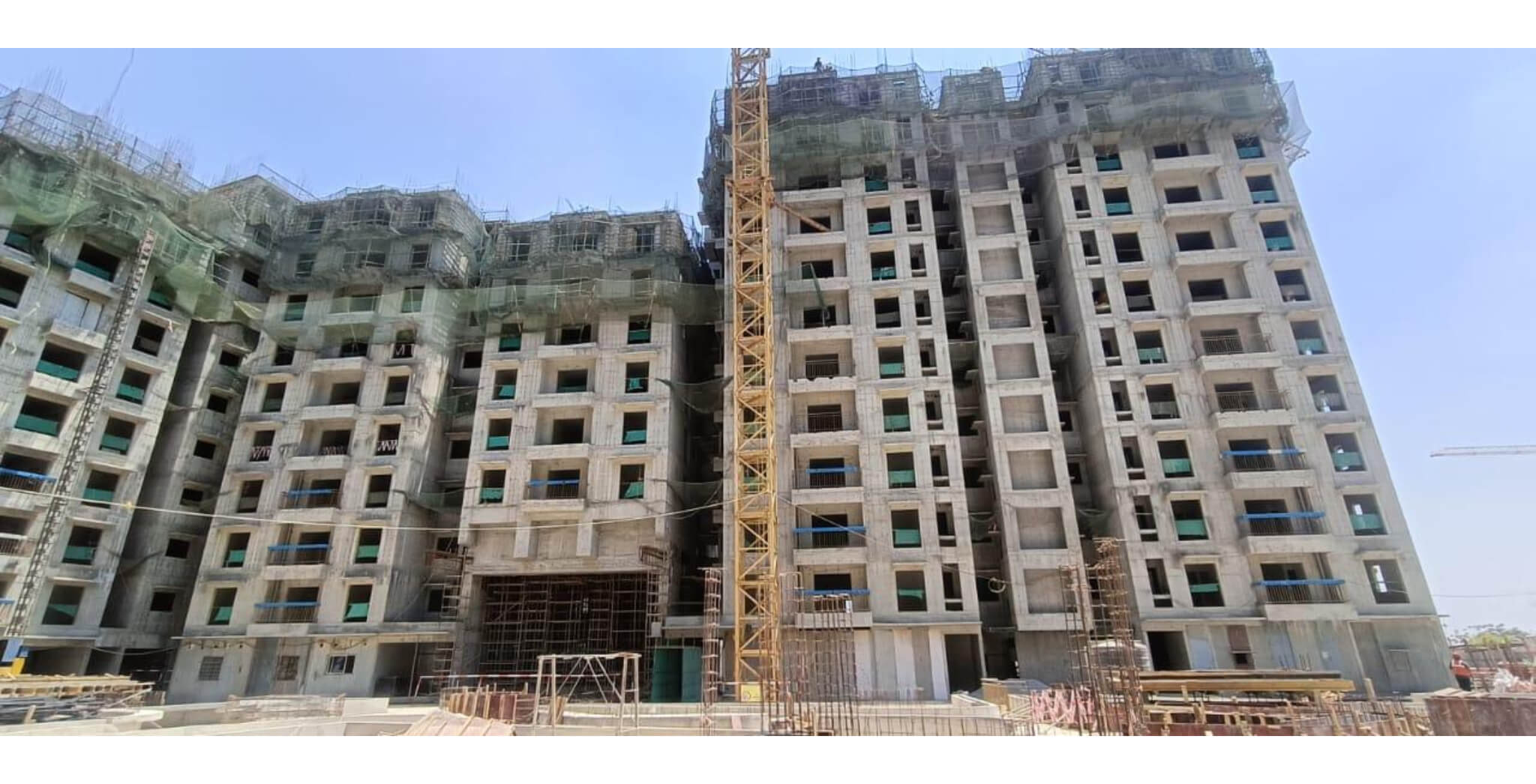 Wing C - 11th floor level structural work in progress