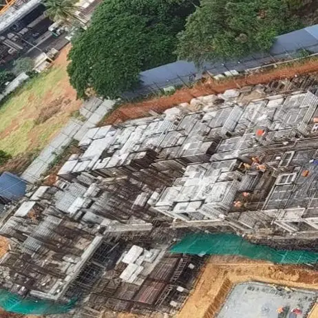 TOWER – C: Ground floor slab completed