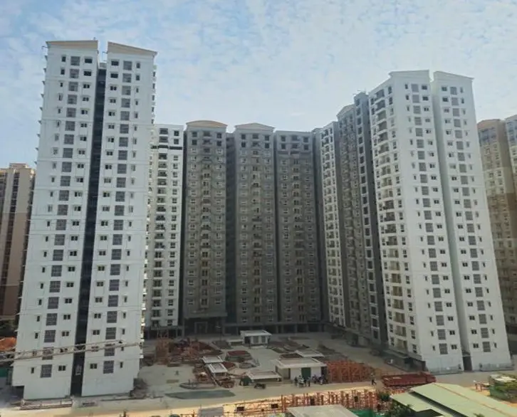 Terrace Floor slab and Waterproofing work completed