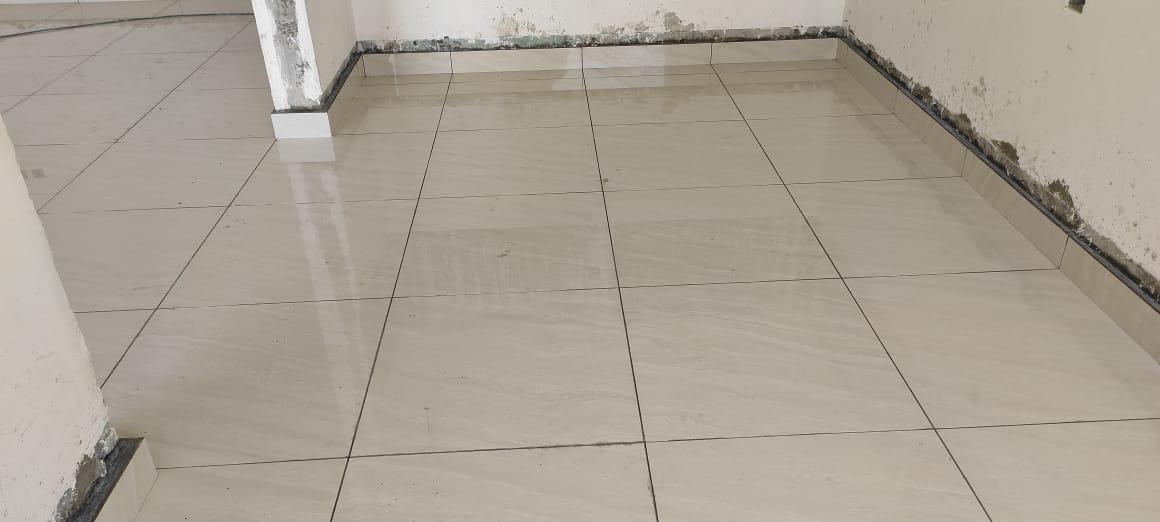 Flooring work in progress