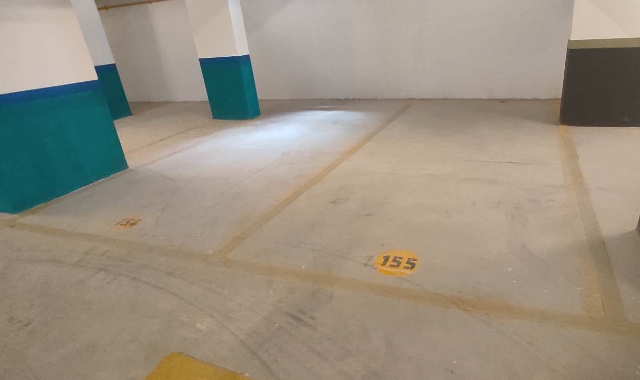 Basement Car parking marking in progress