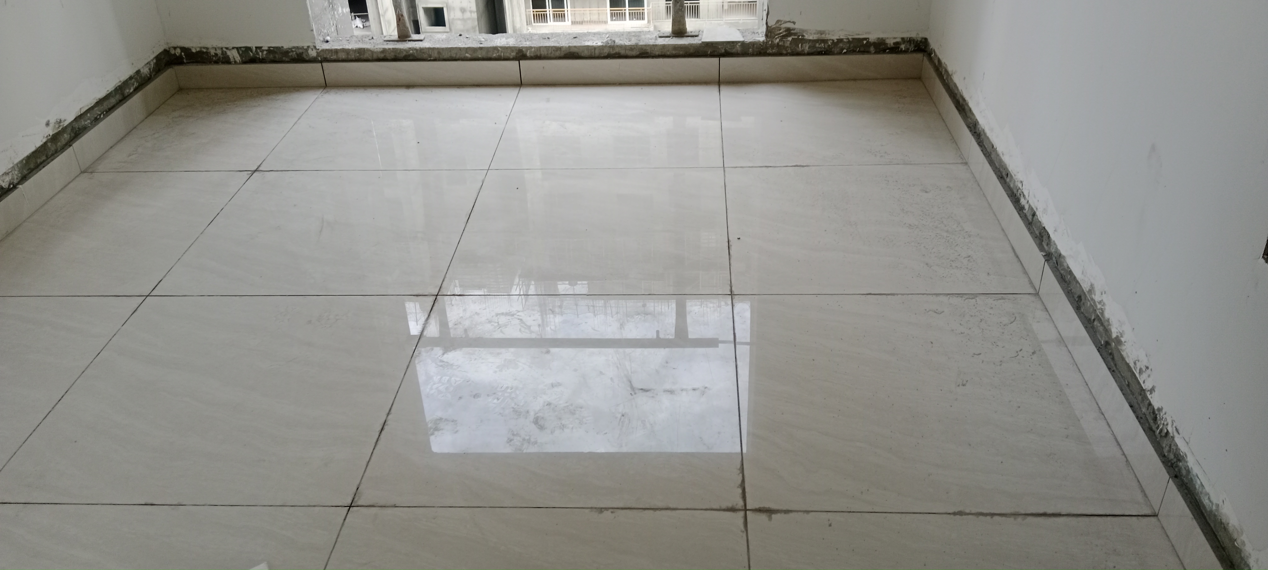 Finishing works in progress