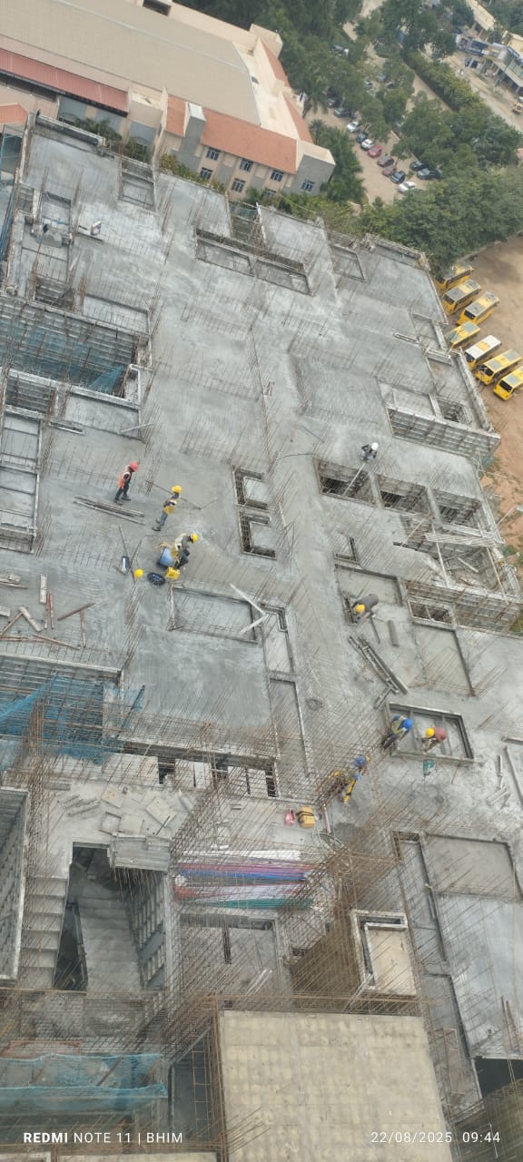 Tower F – Milestone Release- “On Casting of 14th floor slab” – Status as on 22nd