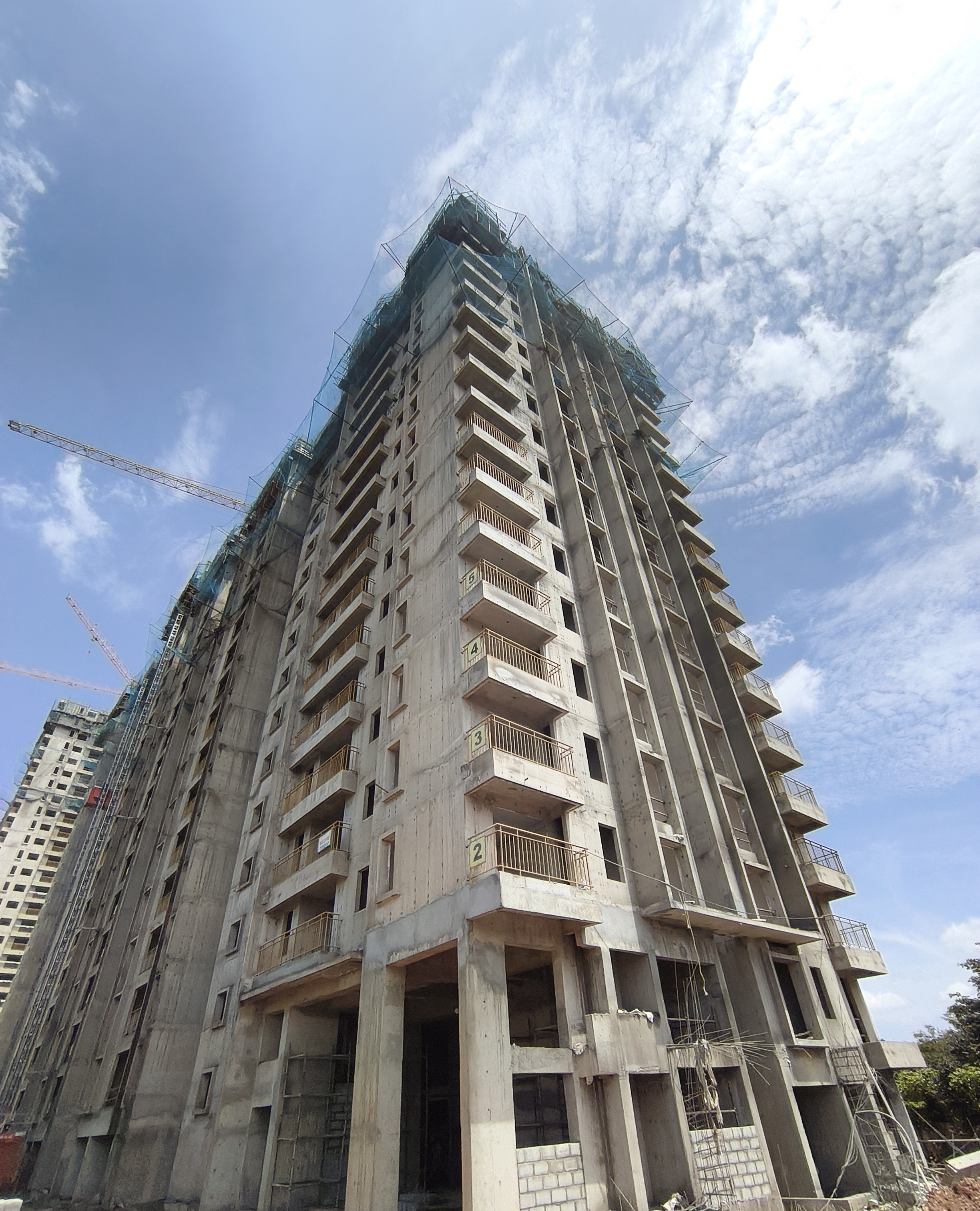 Tower F - Milestone Release -"On Casting of 18th Floor Slab" - Status as on 10th