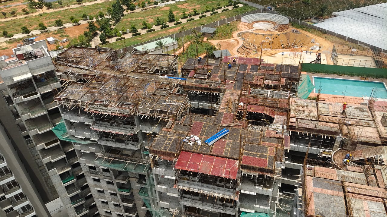 J BLOCK 11th FLOOR SLAB WIP