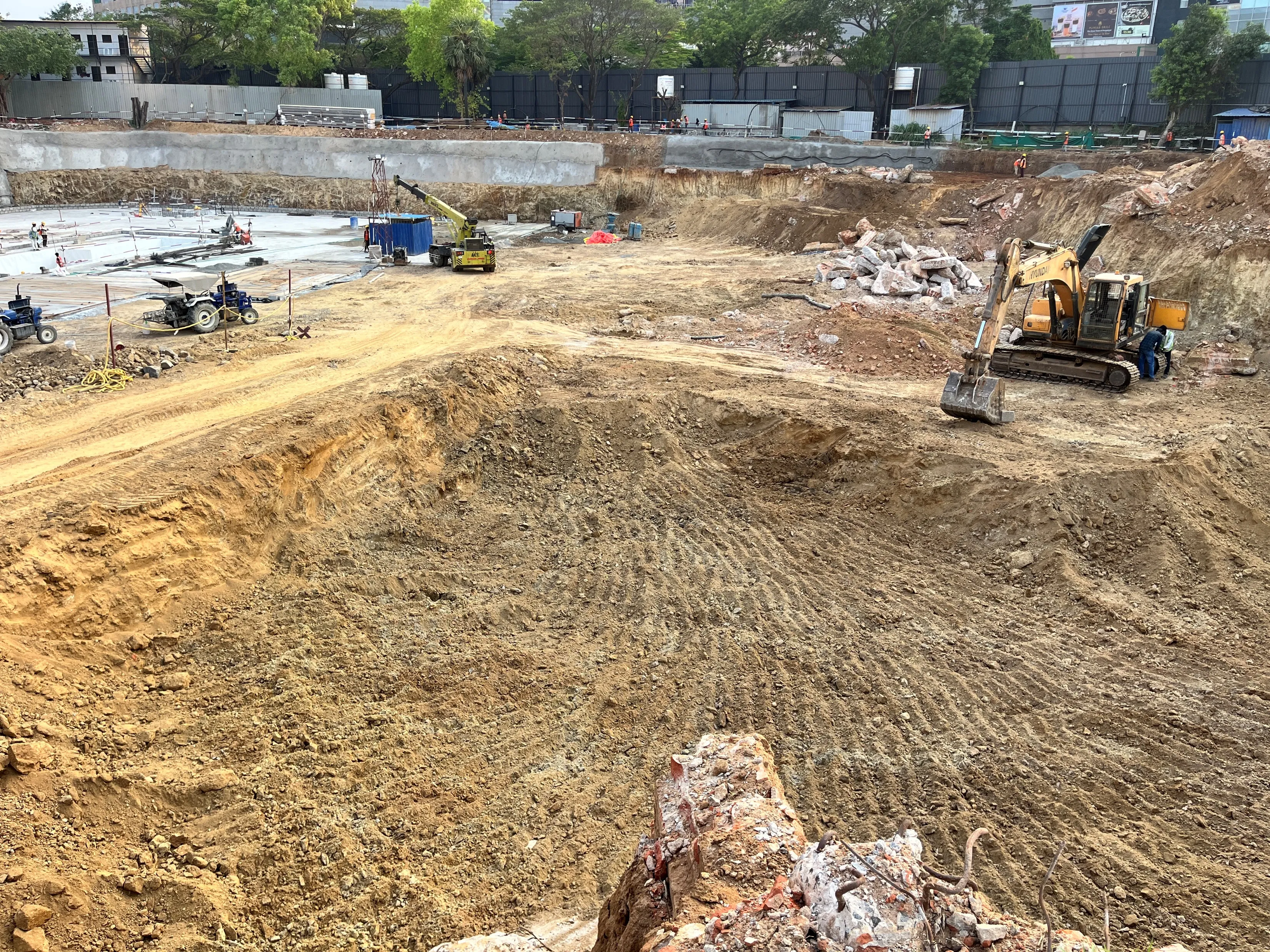 Residential Excavation Work Progress