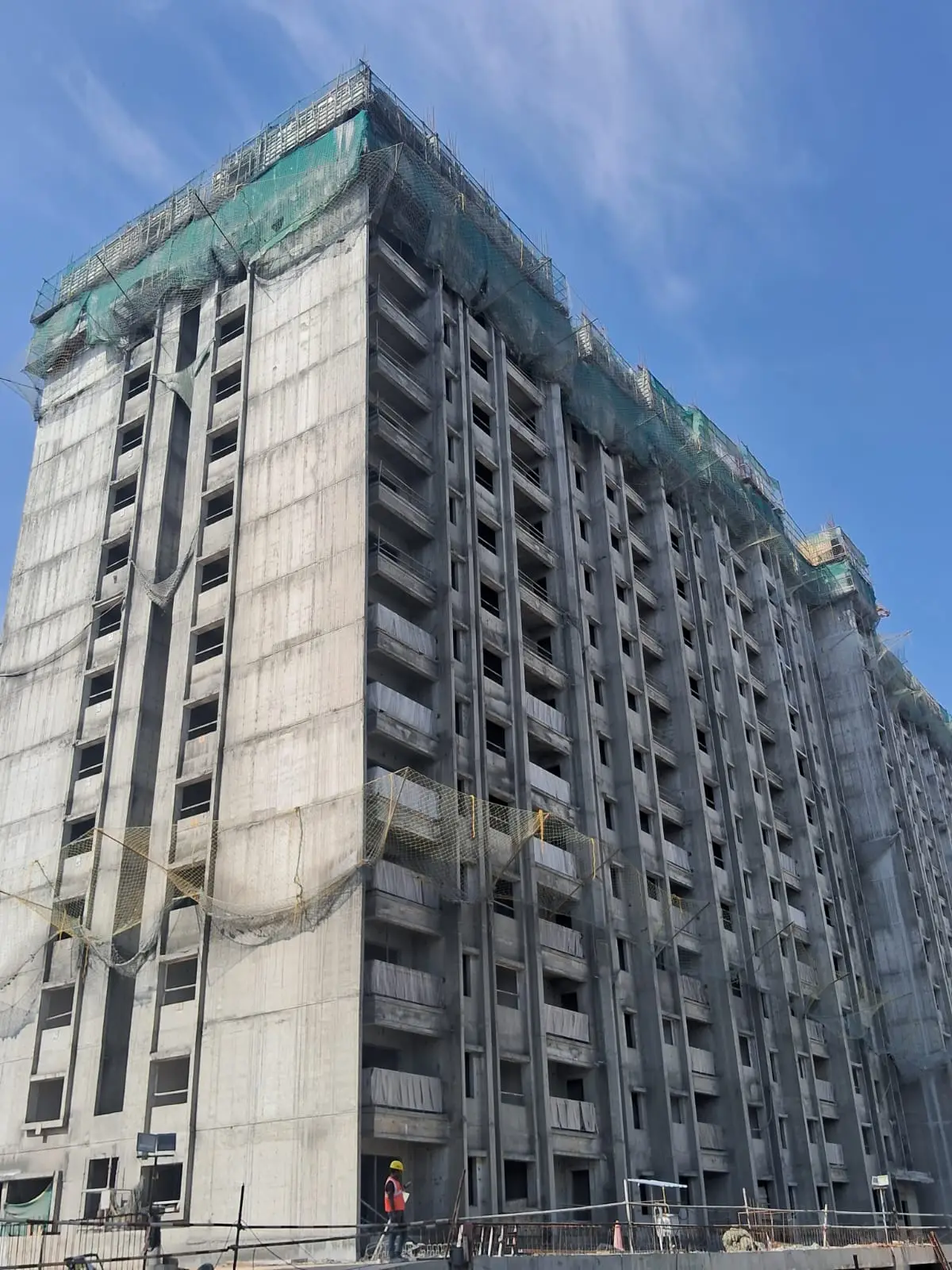 Tower B - Milestone Release -"On Casting Of Fifteenth Floor Slab" - Status as on 10th