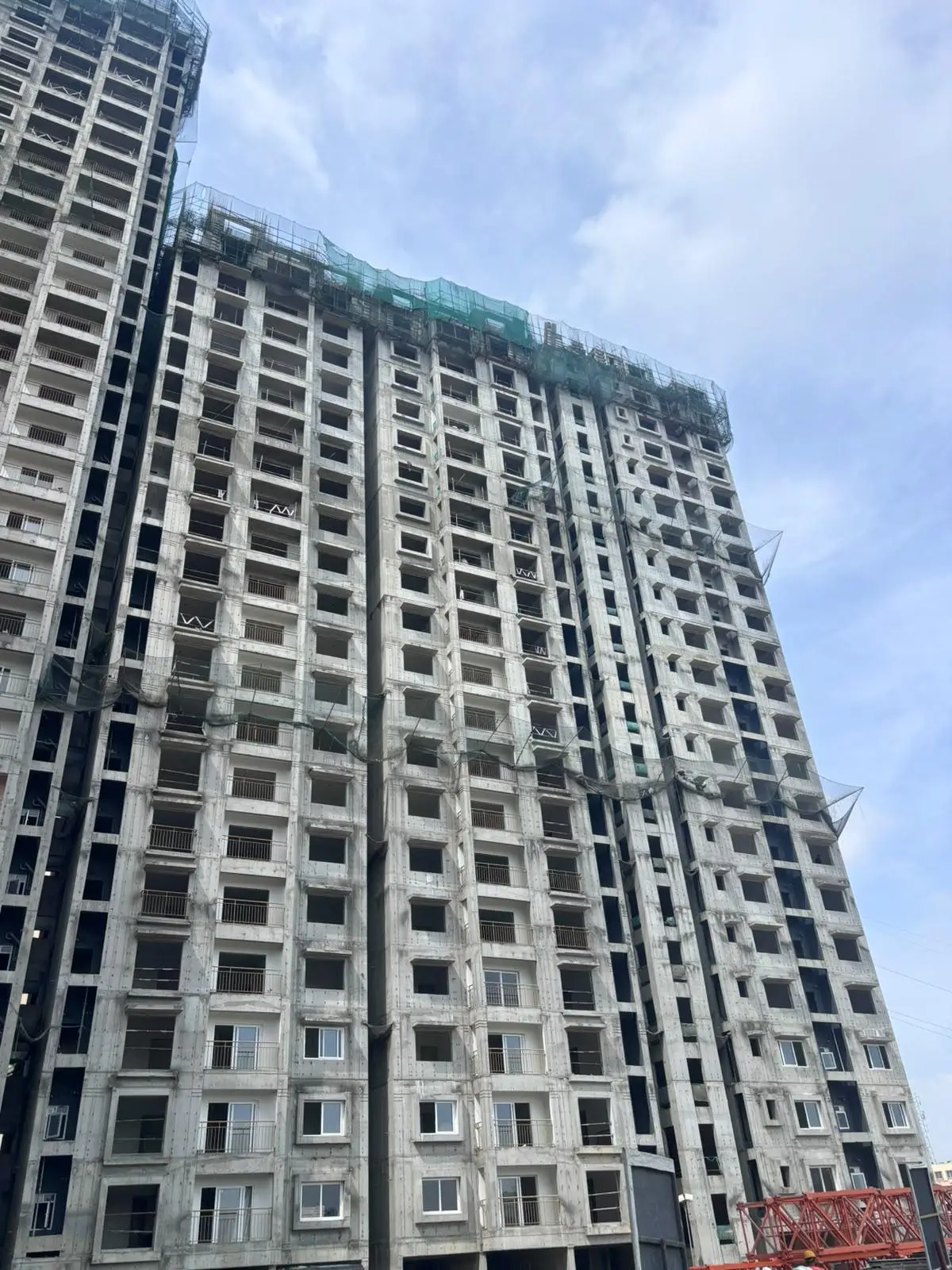 Brigade Valencia Brillio - Part C- Milestone Release - On Casting of Twentieth floor slab" - Status as on 19th
