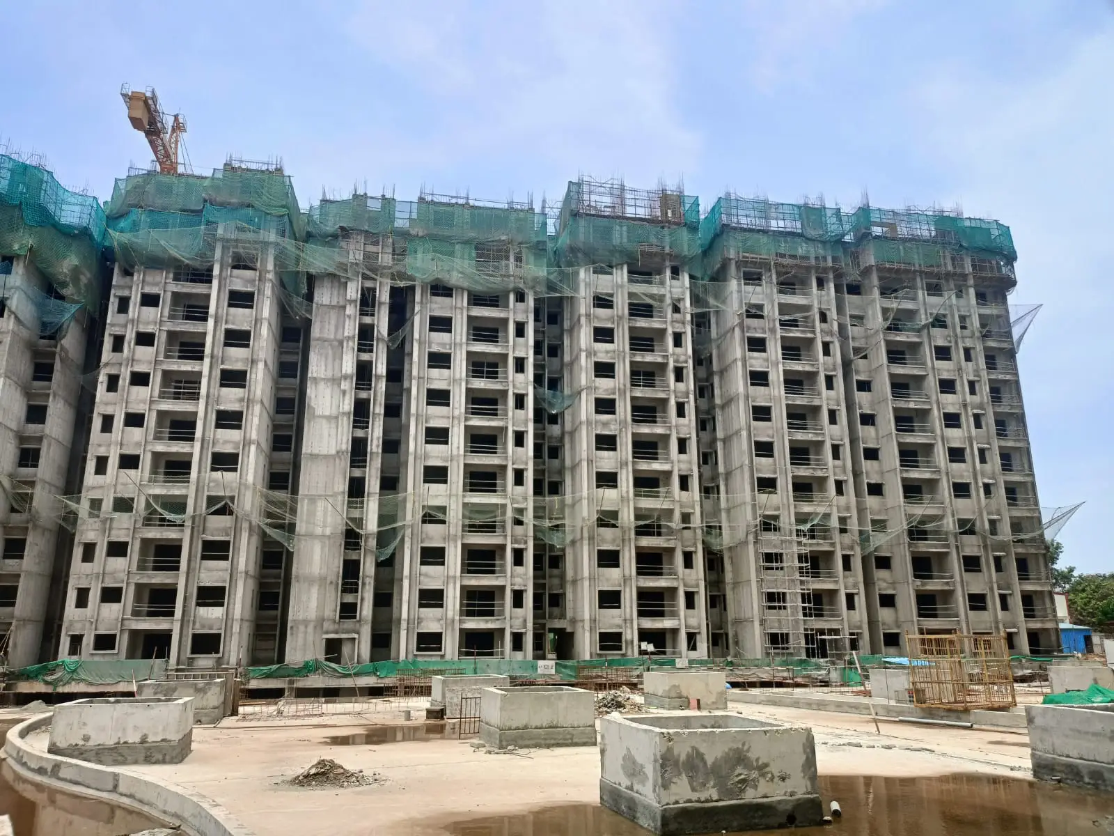 Tower C - Milestone Release -"On Casting of  12th Floor Slab" - Status as on 30th