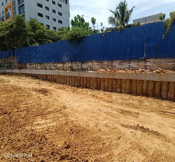 Main Tower - Pile work completed