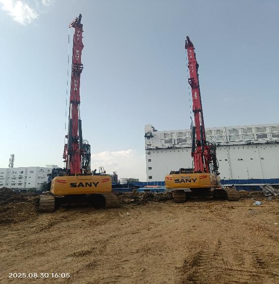 Tower 01 & Tower 03 – pilling work in progress