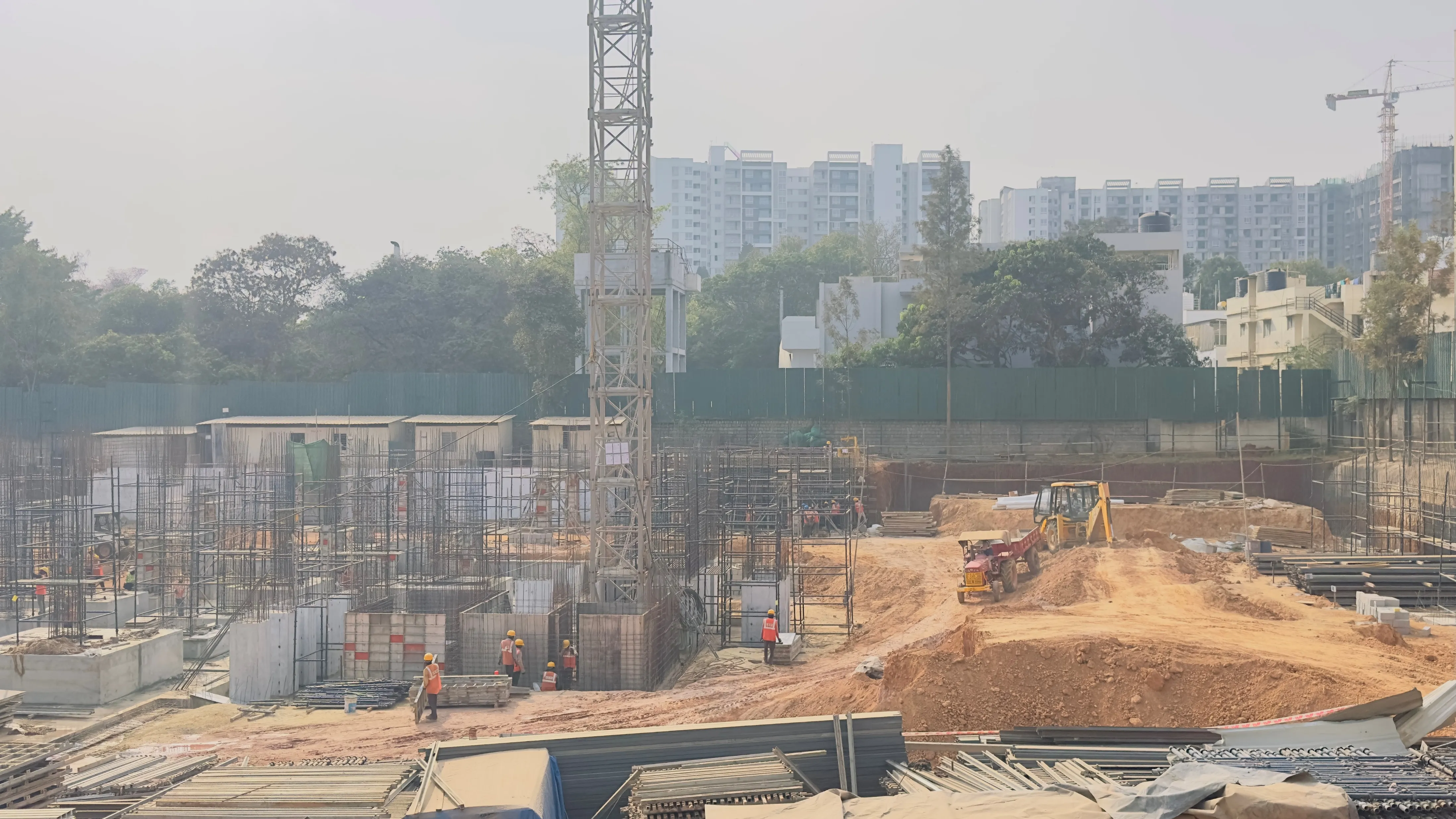 Tower C Foundation work in progress