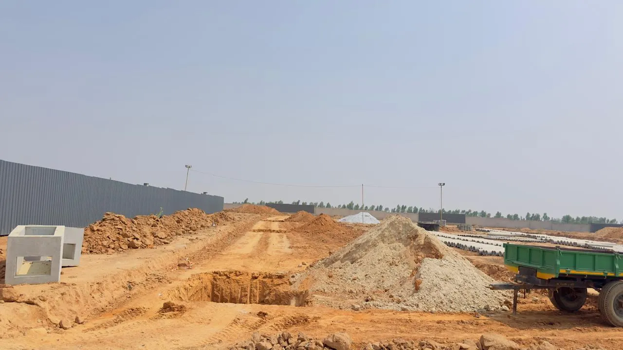 Infra works in progress.