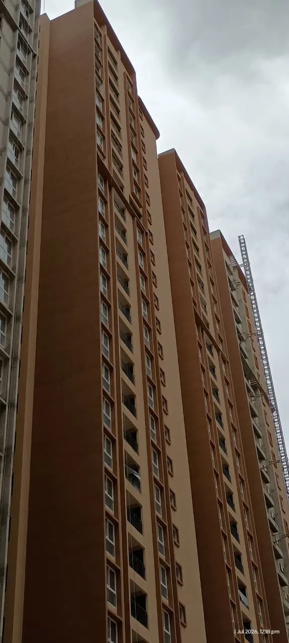 External painting works in progress(95% completed)