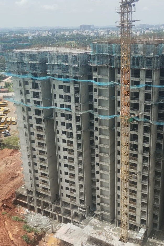 Tower F - Milestone Release -"On Casting of 18th Floor Slab" - Status as on 10th