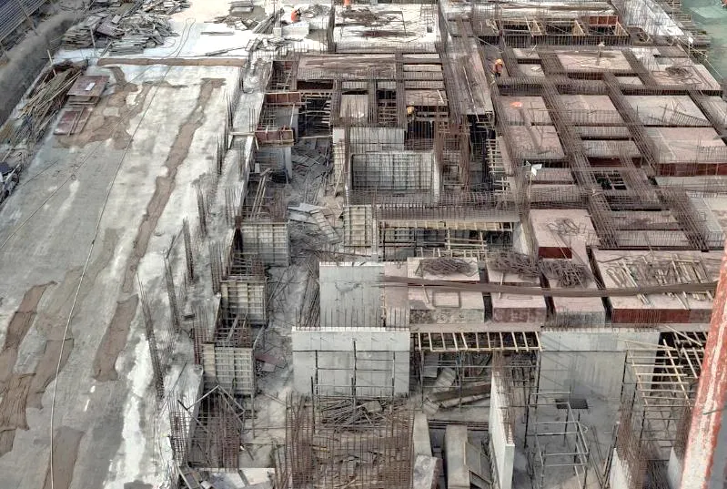 TOWER – A: Ground floor work in progress