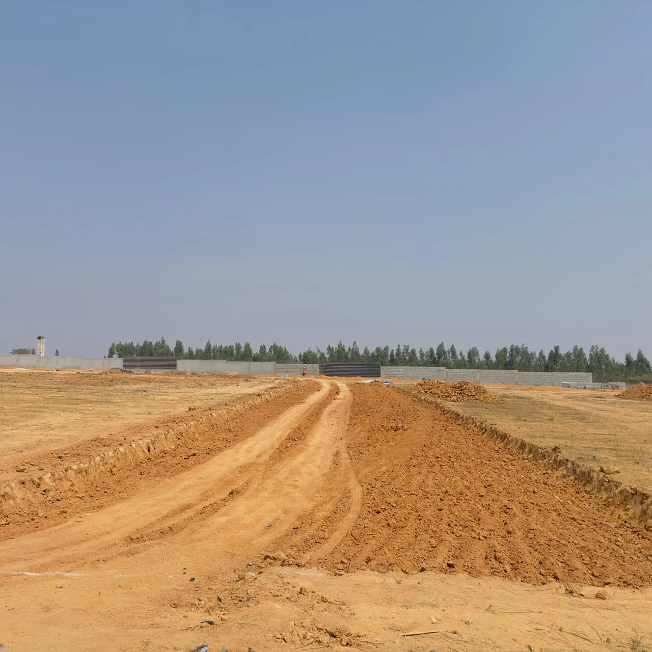 Road formation works in progress.