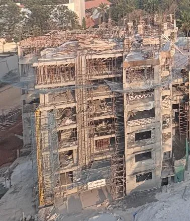 Ebony Structure Work Status- Tower A & B Tower A –5th & 6th floor in progress & Tower B -4th floor in progress