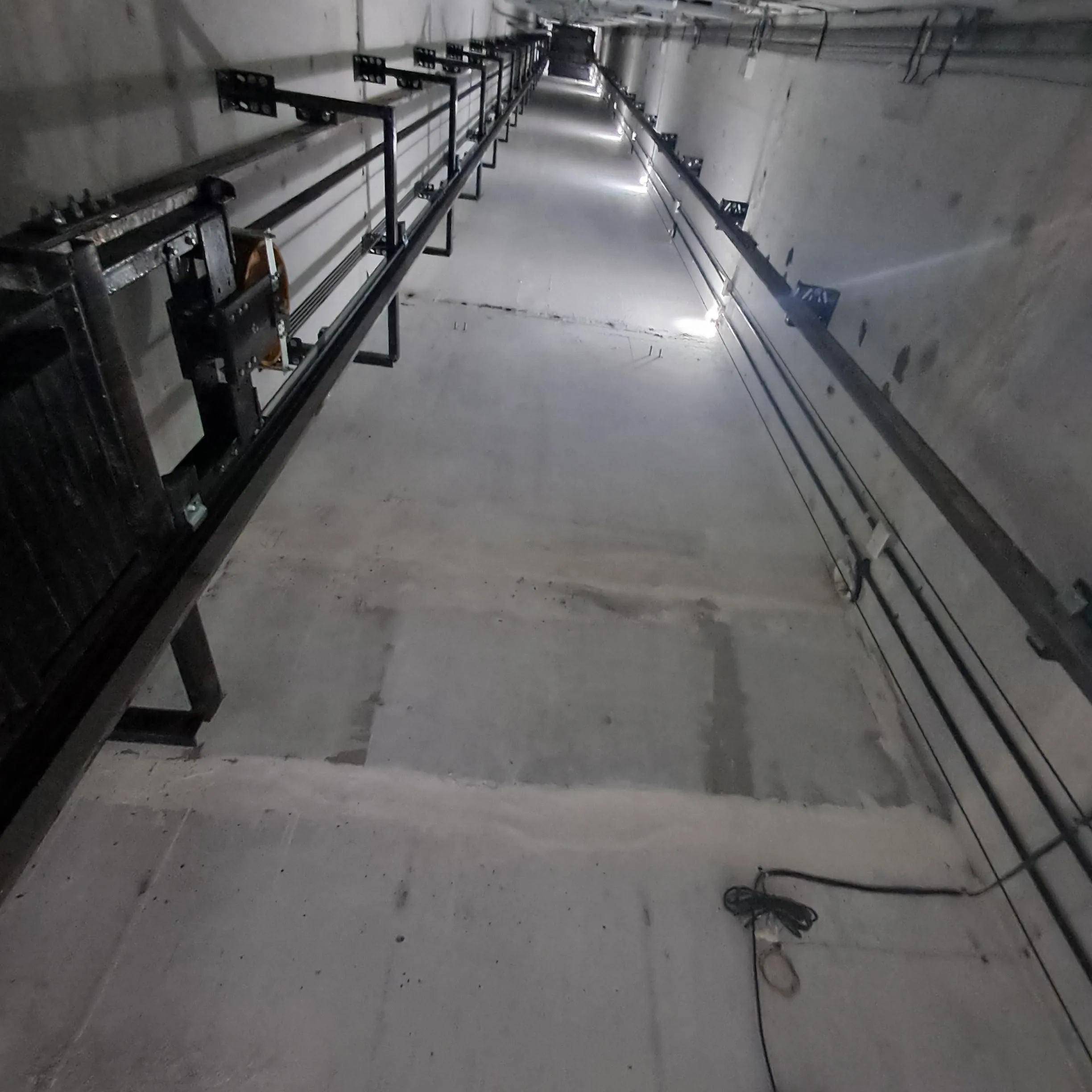 Lift Installation work in progress