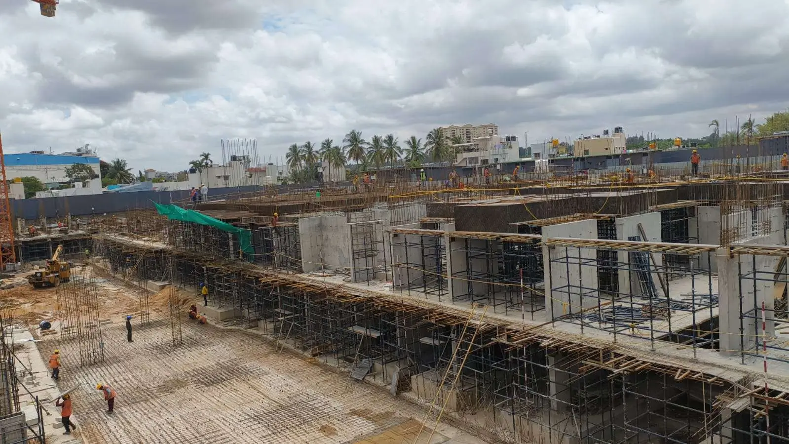 TOWER – K: Ground slab work in progress