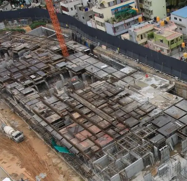 TOWER – K: Ground slab work in progress