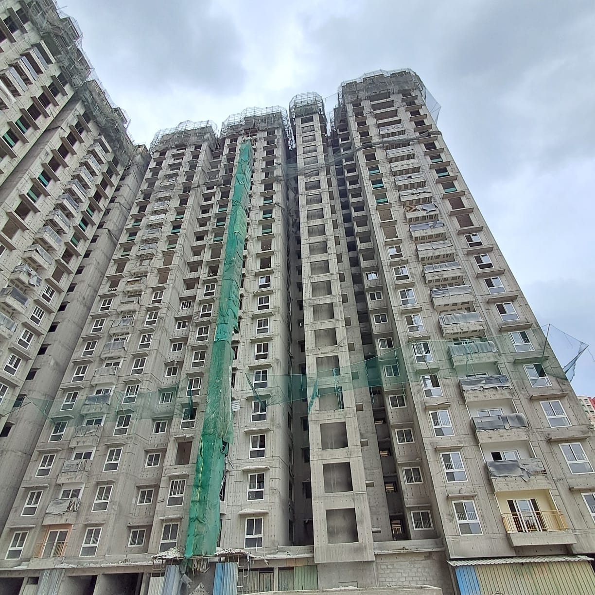 Wing A – Terrace Floor slab shuttering WIP