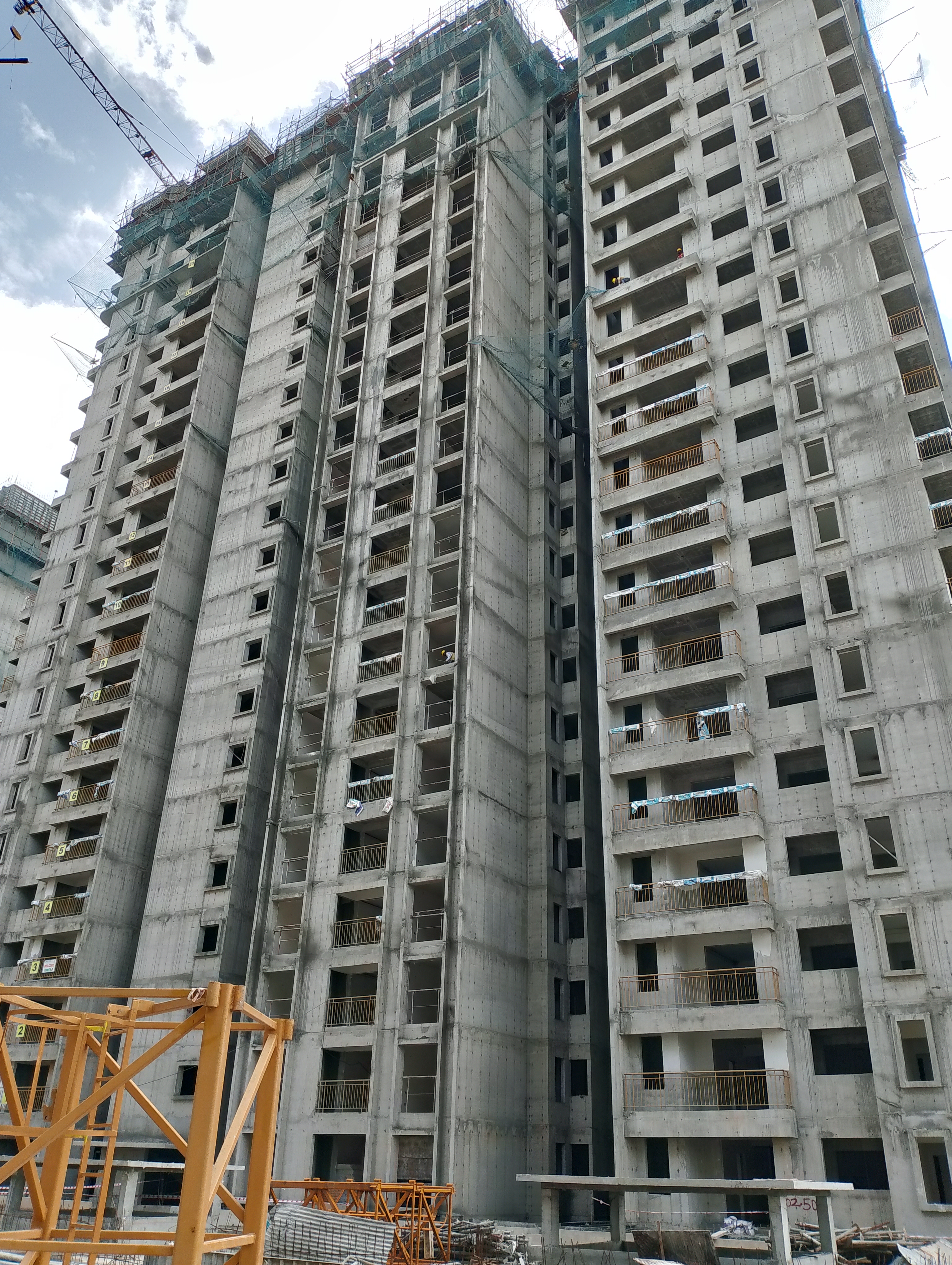 Tower E – Milestone Release – “On Casting of 23rd Floor Slab” – Status as on 19th
