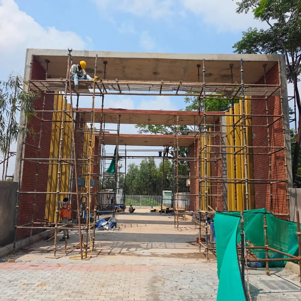 Entry Portal works are in progress.