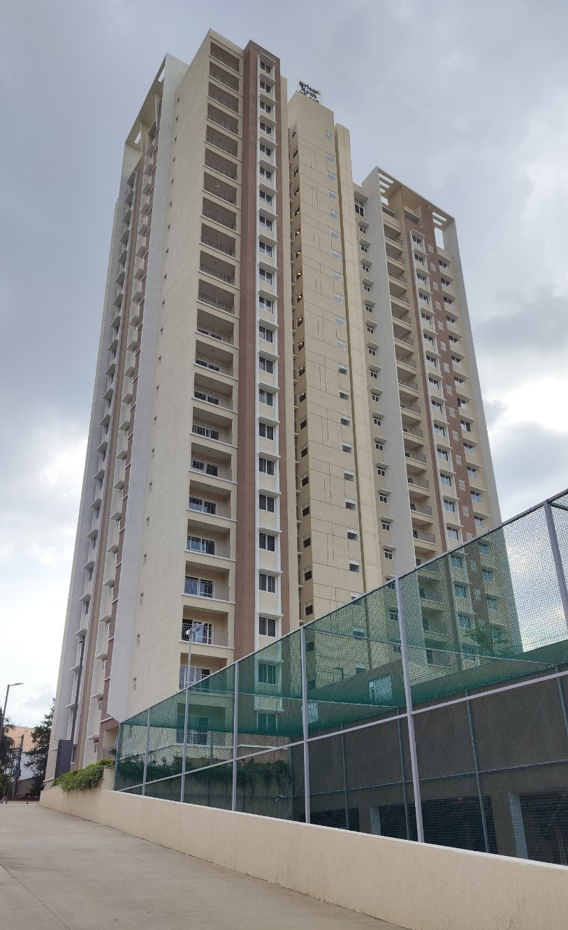 External painting works completed