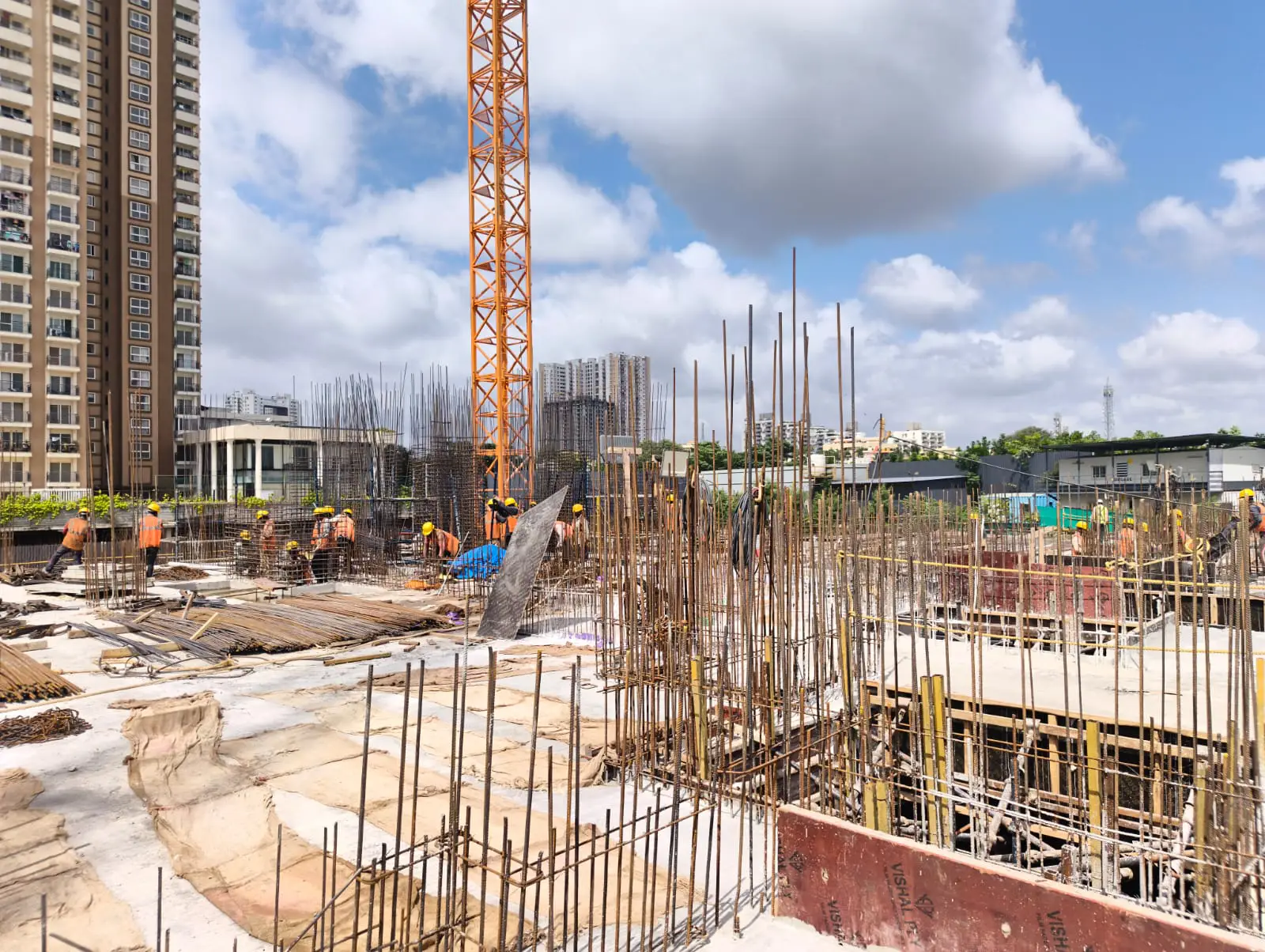 Brigade Lakecrest - Tower D - Milestone Release -"On casting of Ground floor slab" - Status as on 23rd