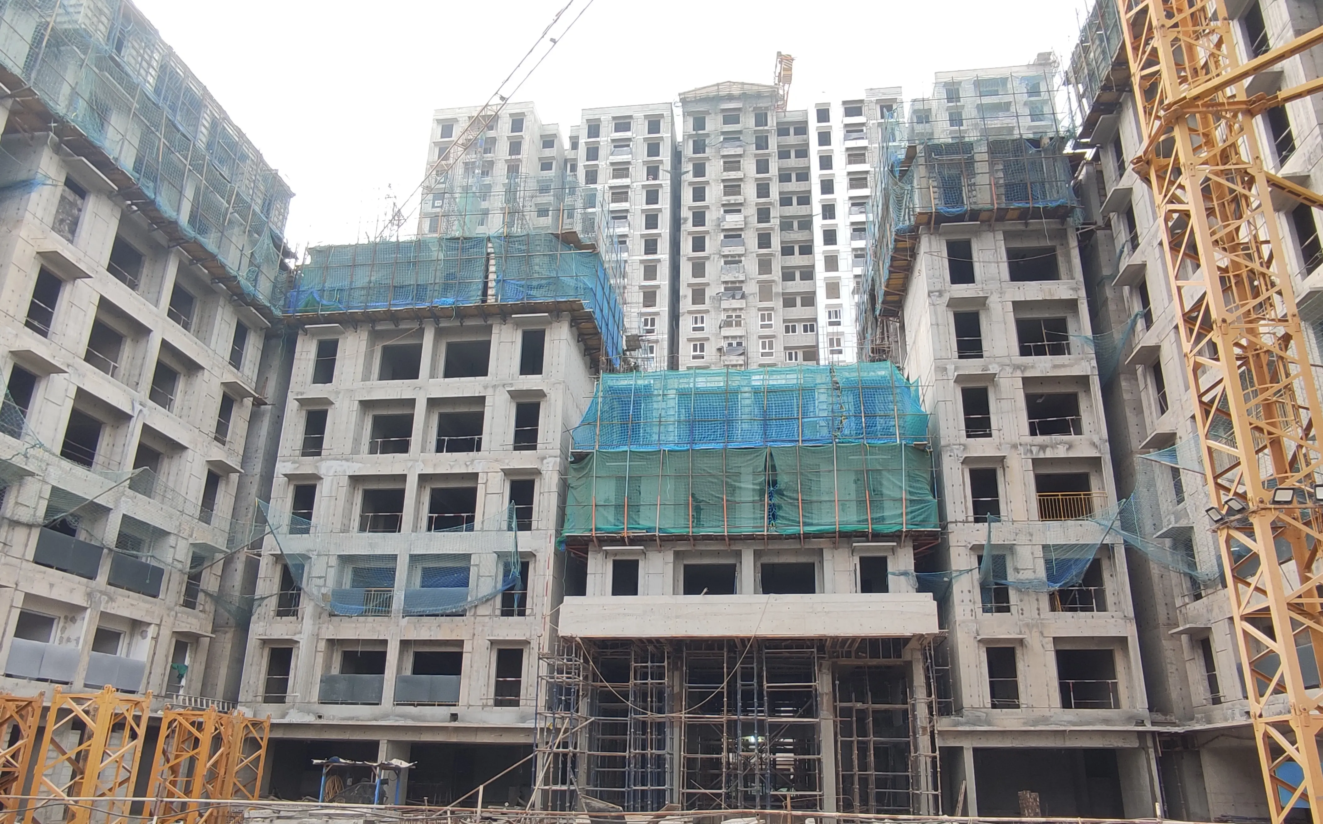 Brigade El Dorado - Cobalt - Wing B - Milestone Release -"On casting of Fifth floor slab" - Status as on 01st