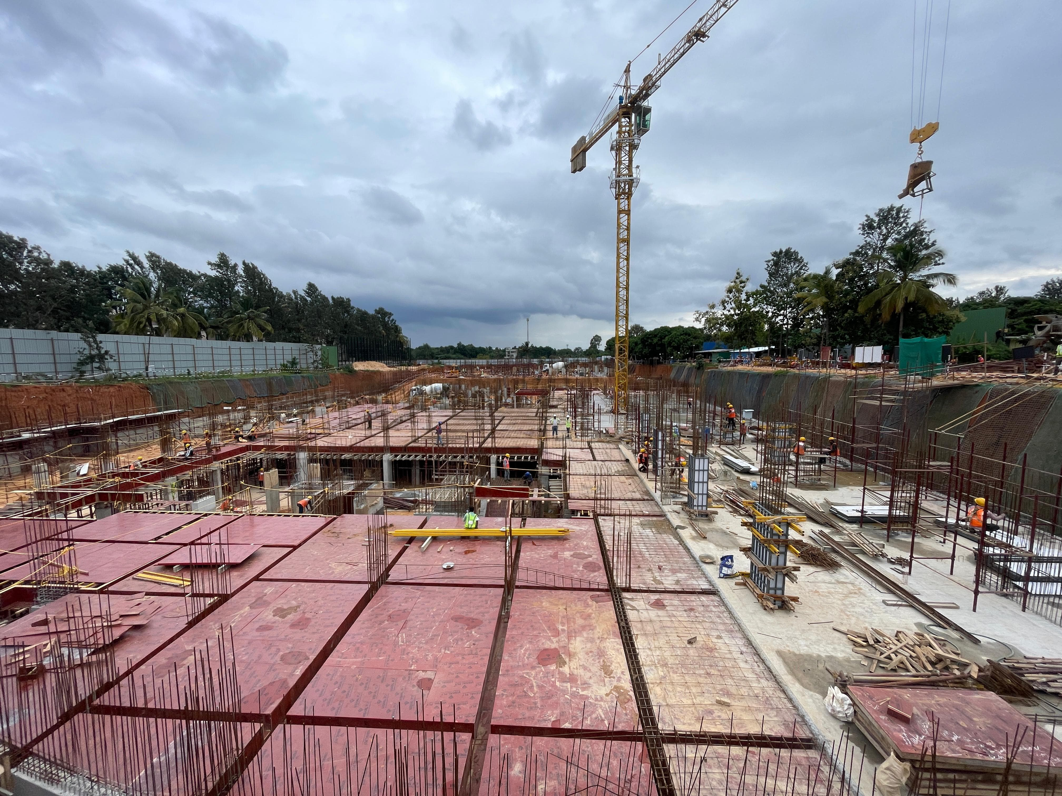 Tower B – Milestone Release –“On Casting of Raft/Footing” – Status as on 23rd