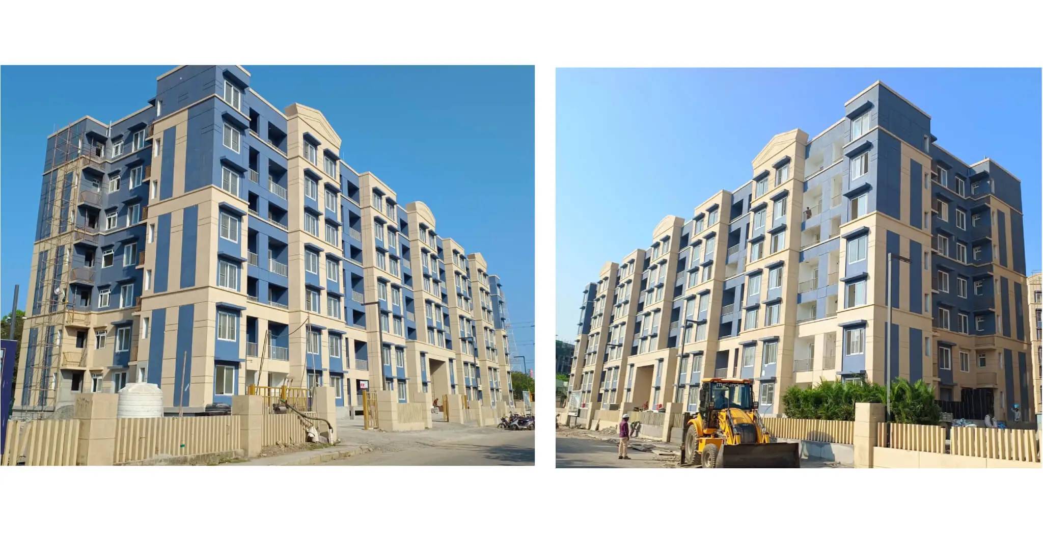 Brigade Xanadu Destino Block S: Internal finishing activities. Flat QA in progress (113/150 completed)