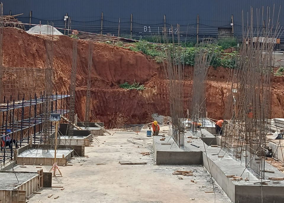 Tower E – Milestone Release –“On Casting of Footing/Raft” – Status as on 02nd