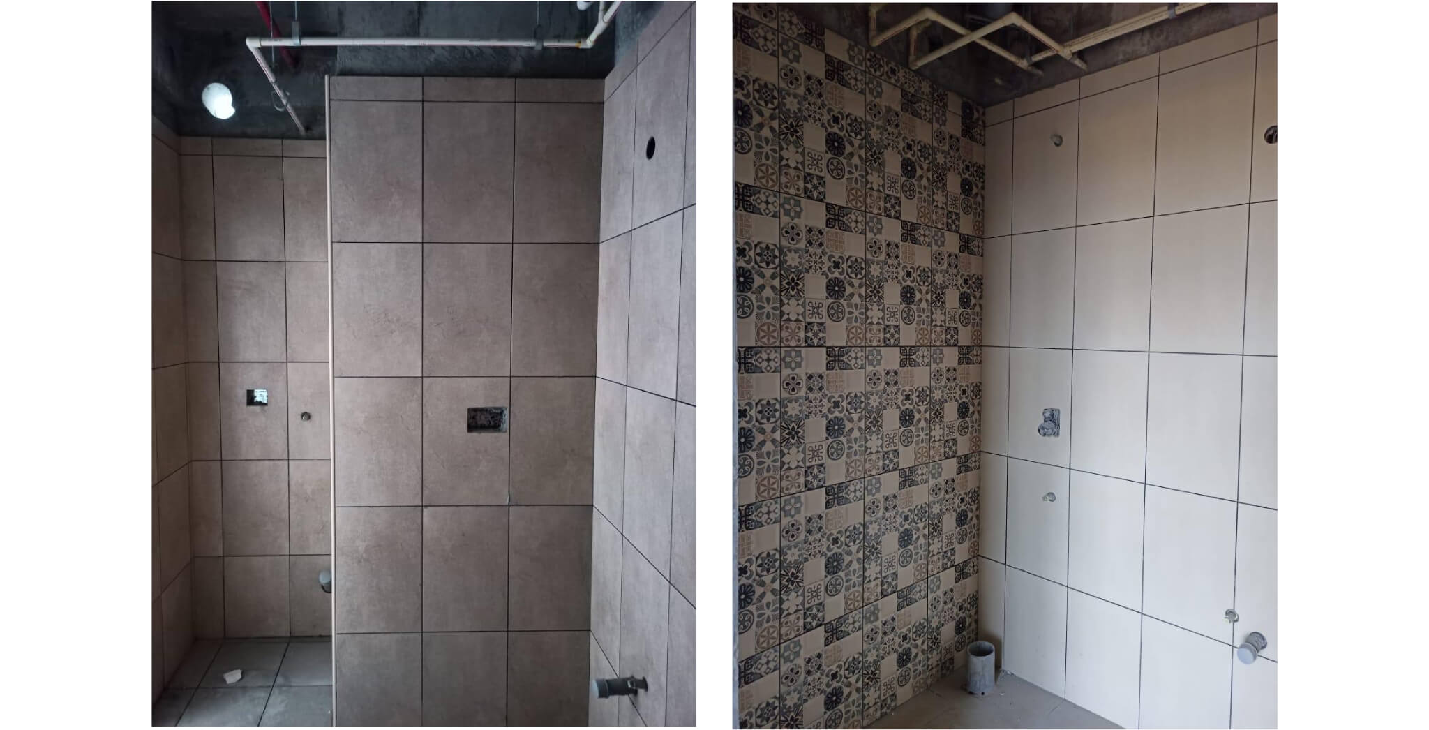 Toilet dado work in progress